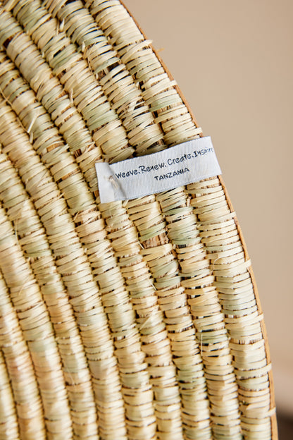 Maua Banana Bark Wall Basket