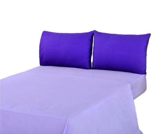 100% Cotton Lavender Purple Bed Sheet Set