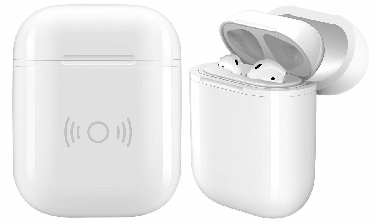 Qi Wireless Charging Case Cover for Apple® Airpods
