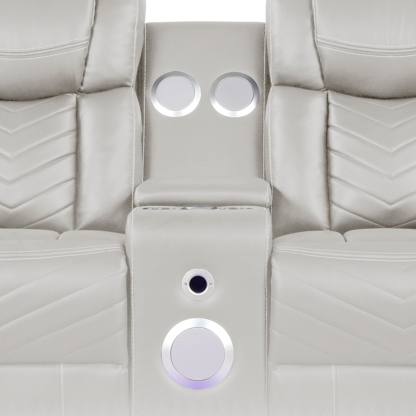 Challenger - LED Power Recliner Loveseat