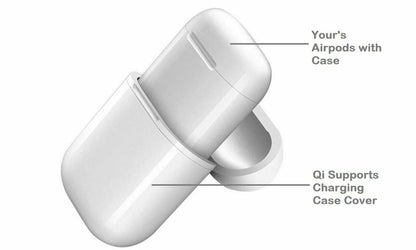 Qi Wireless Charging Case Cover for Apple® Airpods