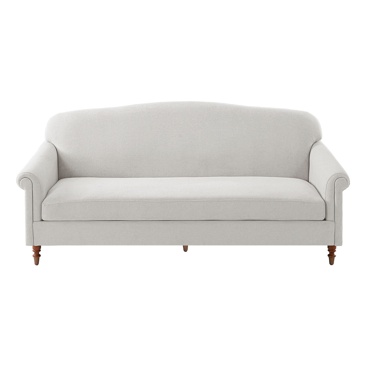 Loveseat Sofa 2 Seater Couch with Rolled Arms - Gray or Dark Gray