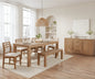 Aiden Dining Table, Natural Weathered