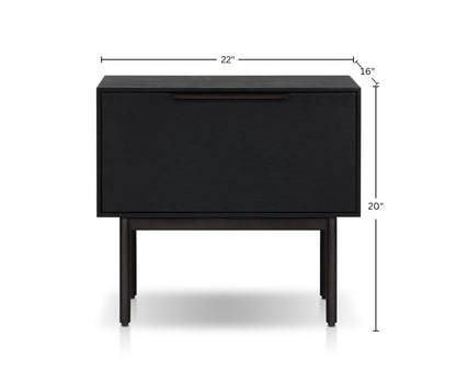 Akira Nightstand, Black