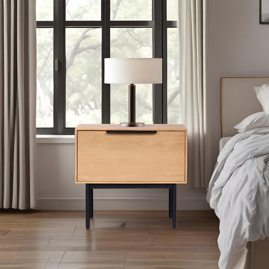 Akira Nightstand, Light Oak
