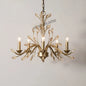American Modern LED Crystal Ceiling Chandeliers - French Elegance for Living and Dining Spaces
