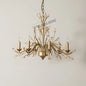 American Modern LED Crystal Ceiling Chandeliers - French Elegance for Living and Dining Spaces