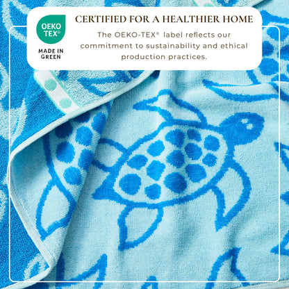 Cotton Velour Beach Towel - Maui Collection