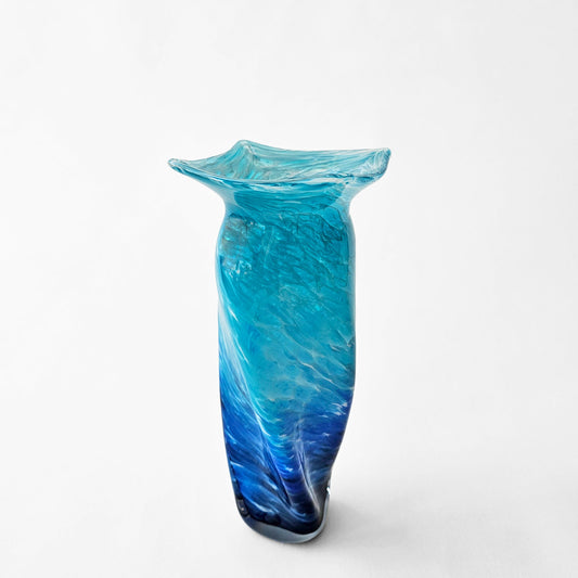 ASAHI glass vase