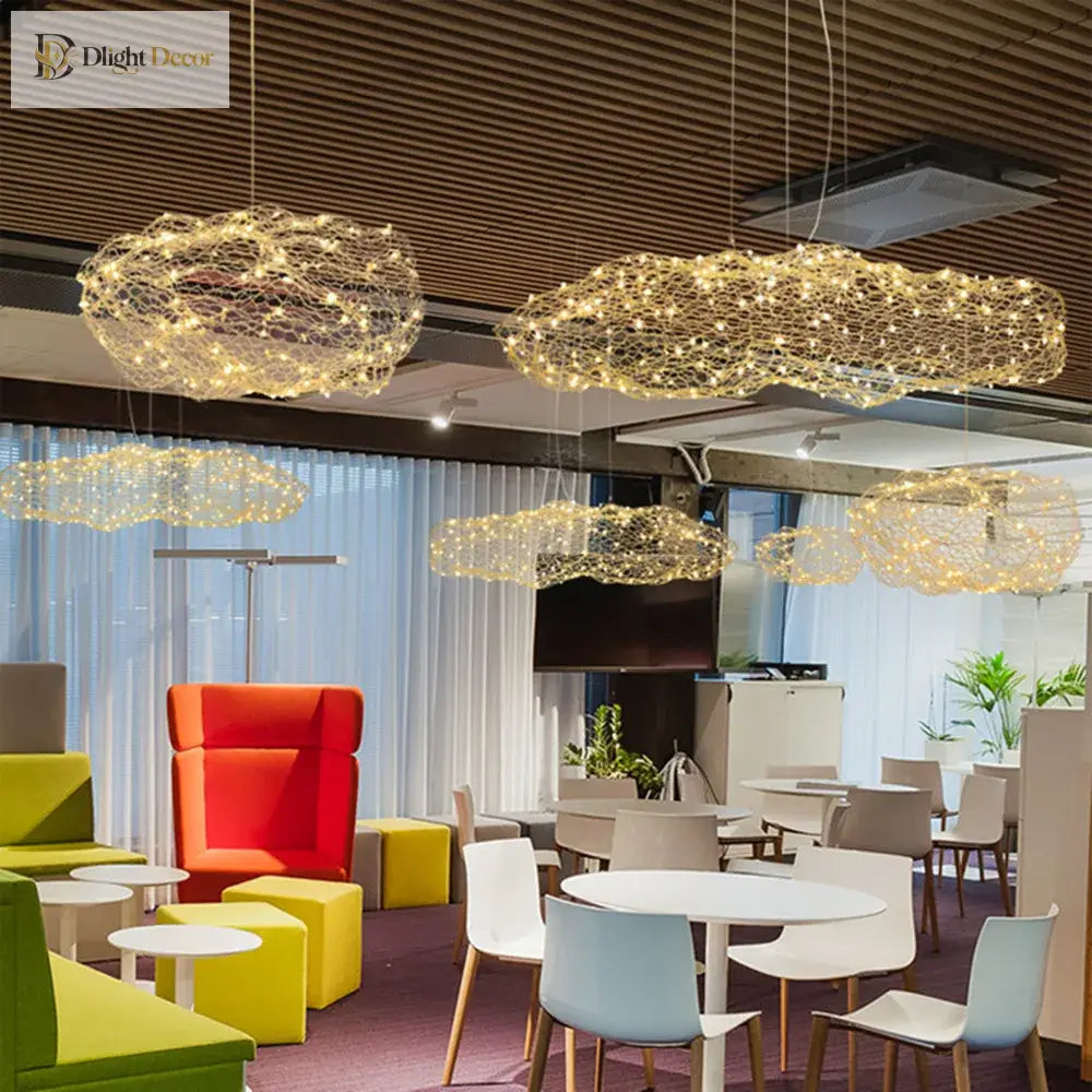 Art Cloud Chandelier | Modern Bedroom & Bedside Lighting