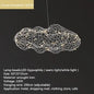 Art Decor Hollow Cloud Pendant Lights - Danish Design Firefly Chandelier for Living Rooms, Bedrooms, and Staircases