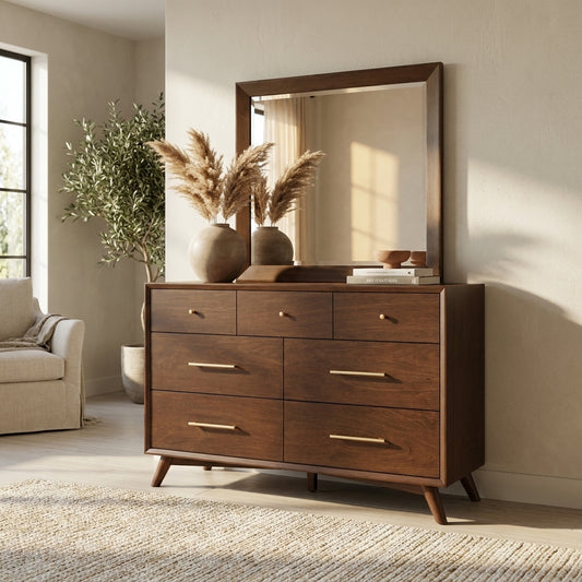 Flynn Mirror, Walnut