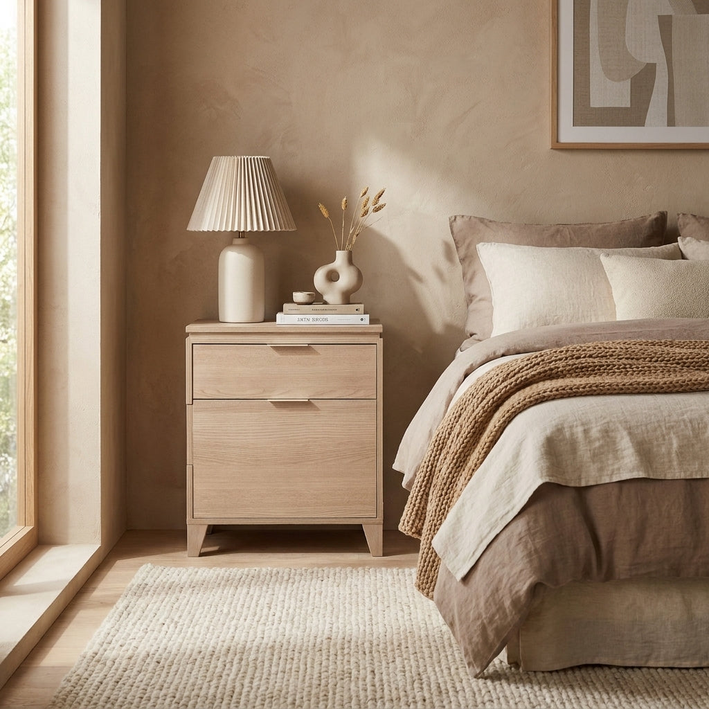 Manufactured Wood Soho Grey Nightstand
