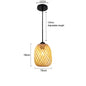 Bamboo Artistry Hand-Woven Pendant Lights - Exquisite Rattan Wicker Chandelier for Your Home
