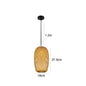Bamboo Lampshade LED Pendant Lamp - Natural Rattan Wicker Ceiling Chandeliers with Hand-Woven E27 Lighting Fixtures