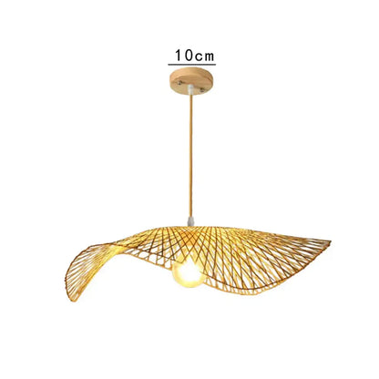 Bamboo Rattan Pendant Light | Kitchen Island Home Lighting