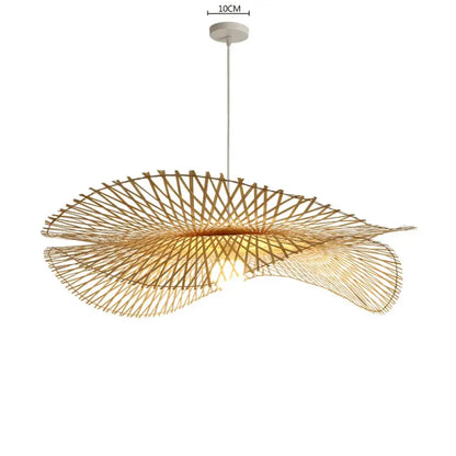 Bamboo Woven Chandeliers - Natural Rattan Elegance for Your Kitchen and Living Room