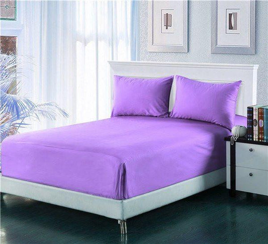 Cotton Lavender Purple Fitted or Flat Sheet