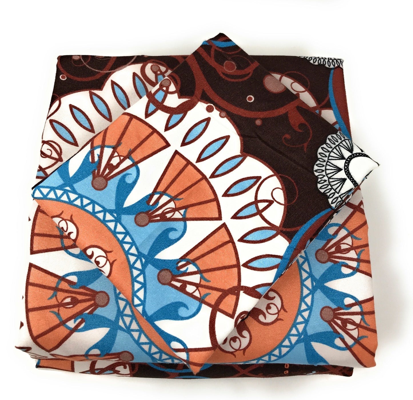 Tache Burgundy Palace Paisley Medallion Bed Sheet Set (2810FITFLT)