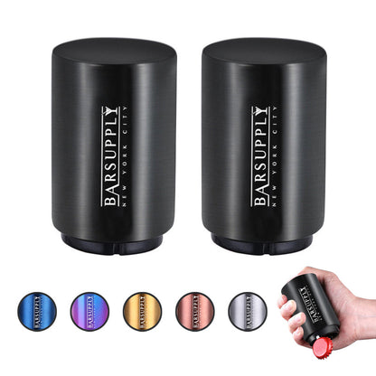 2-Pack Push Down Automatic Magnetic Beer Bottle Opener