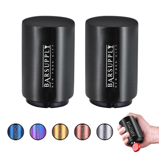 2-Pack Push Down Automatic Magnetic Beer Bottle Opener