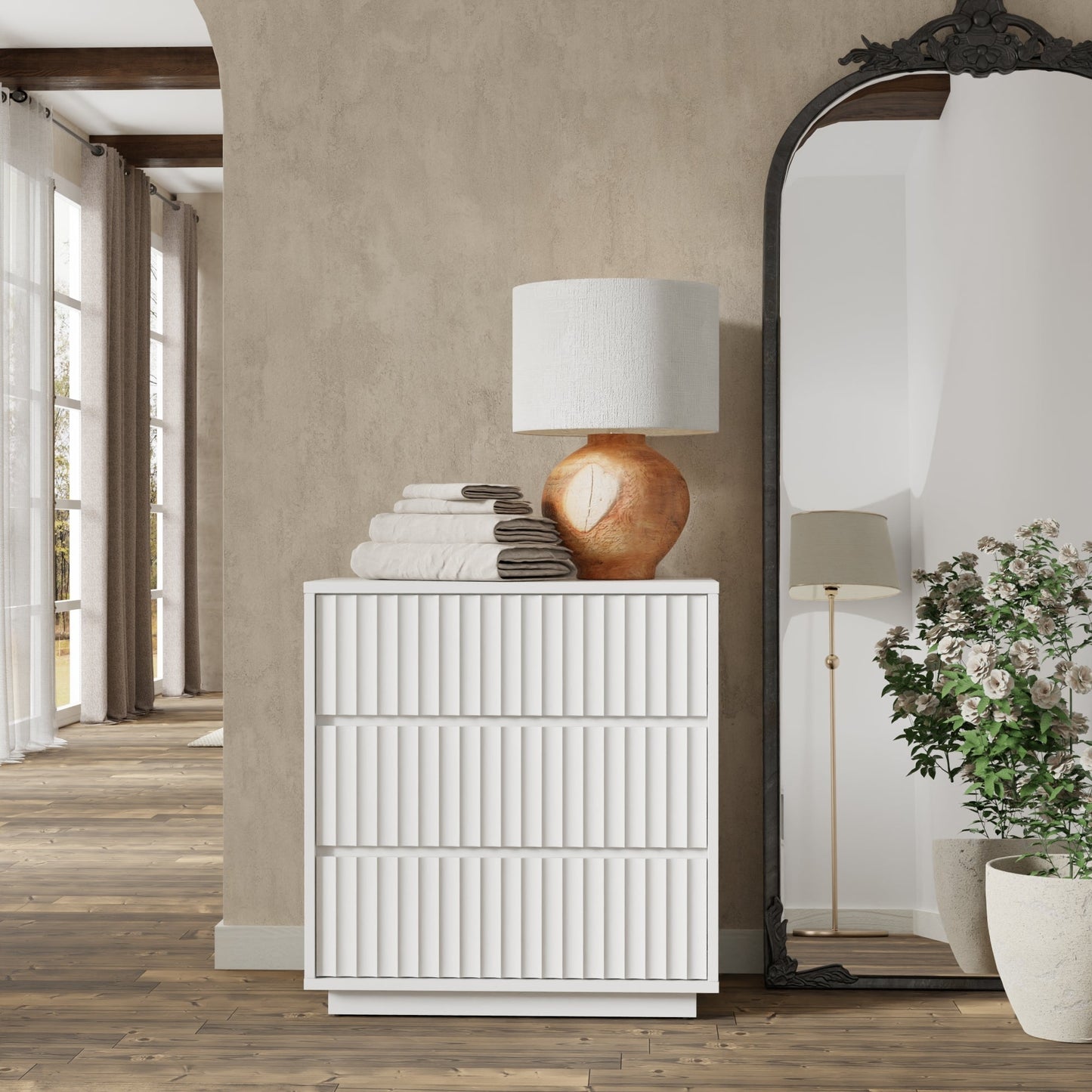 Blanca Small Chest, White