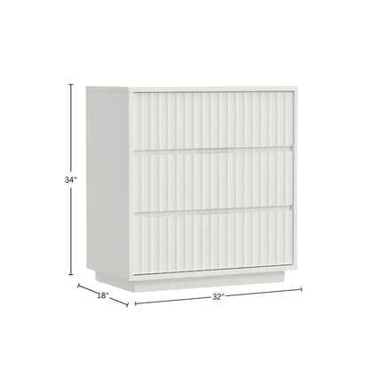 Blanca Small Chest, White