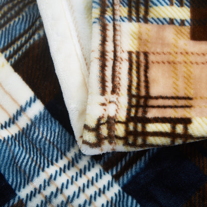Tache Super Soft Winter Cabin Flannel Throw Blanket