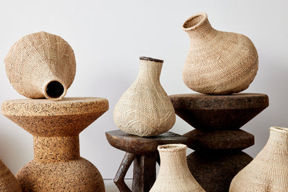 Binga Nongo Natural Woven Gourd Basket