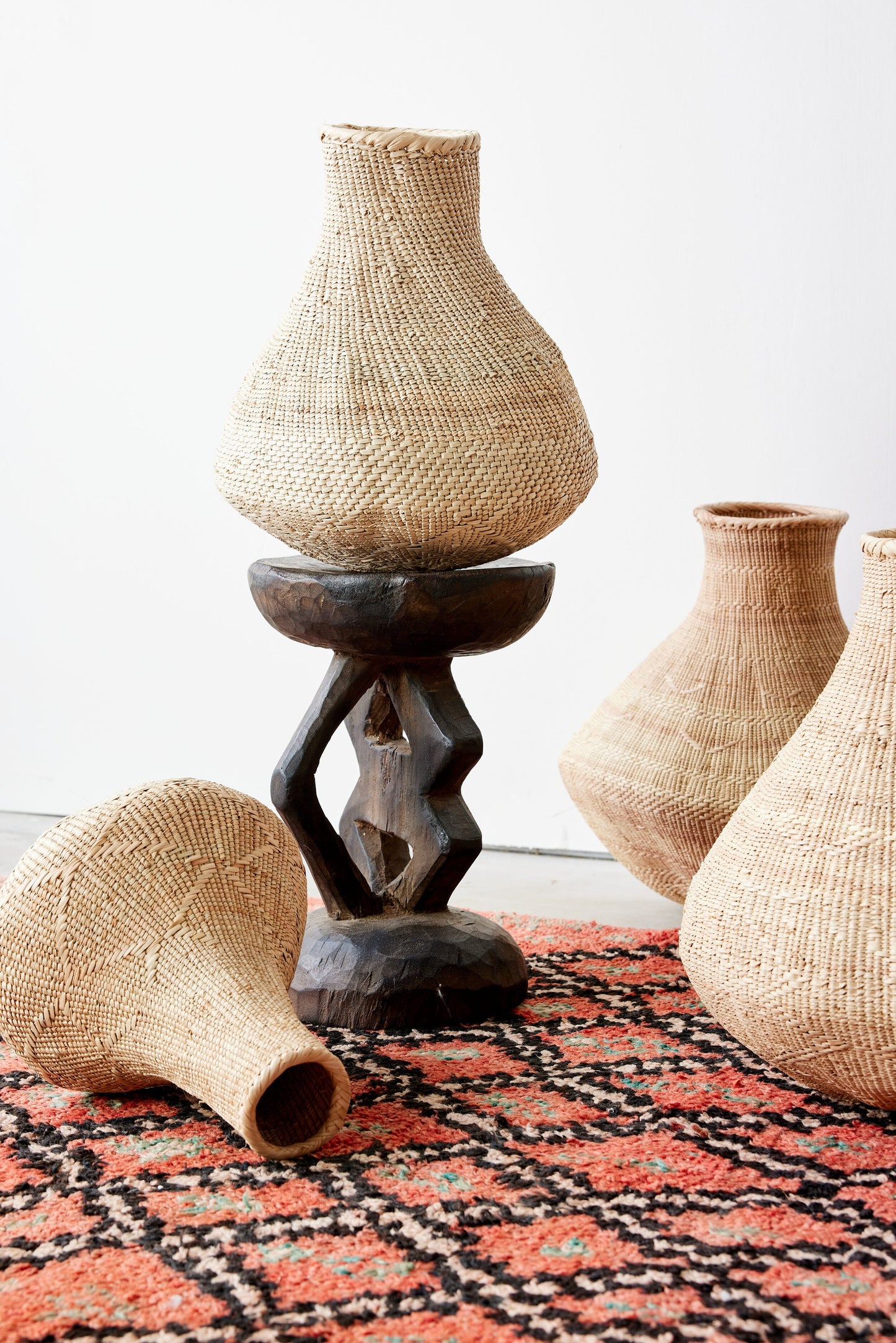 Binga Nongo Natural Woven Gourd Basket