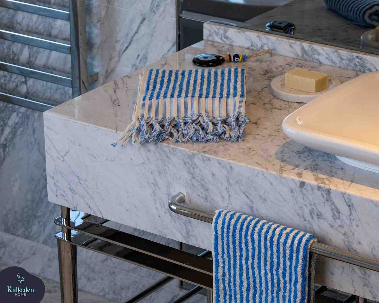 Striped Hand Towel