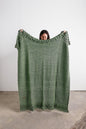 Bobble Lace Edged Eco-Cotton Throw