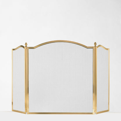 BELLA brass fire screen
