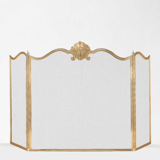 NATALIA brass fire screen