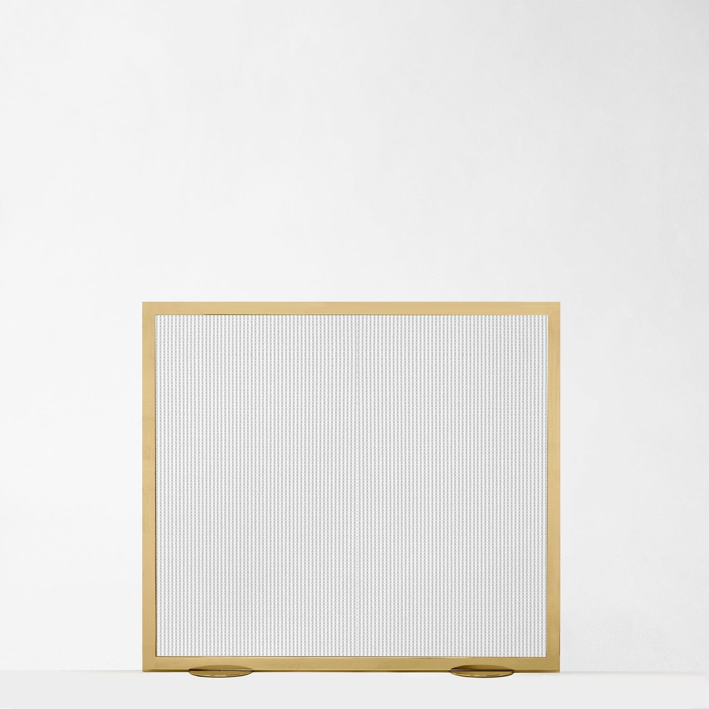 MICA brass fire screen