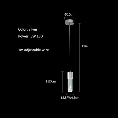 Bubble Crystal LED Pendant Lights and Wall Lamps - Modern Indoor Decor Lighting for Living, Dining, Bedroom, Aisle, and Corridor in Gold or Silver