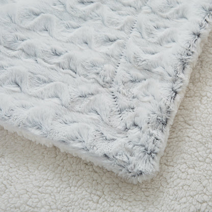 Tache Faux Fur Snowy Owl Super Soft Throw Blanket (#17)