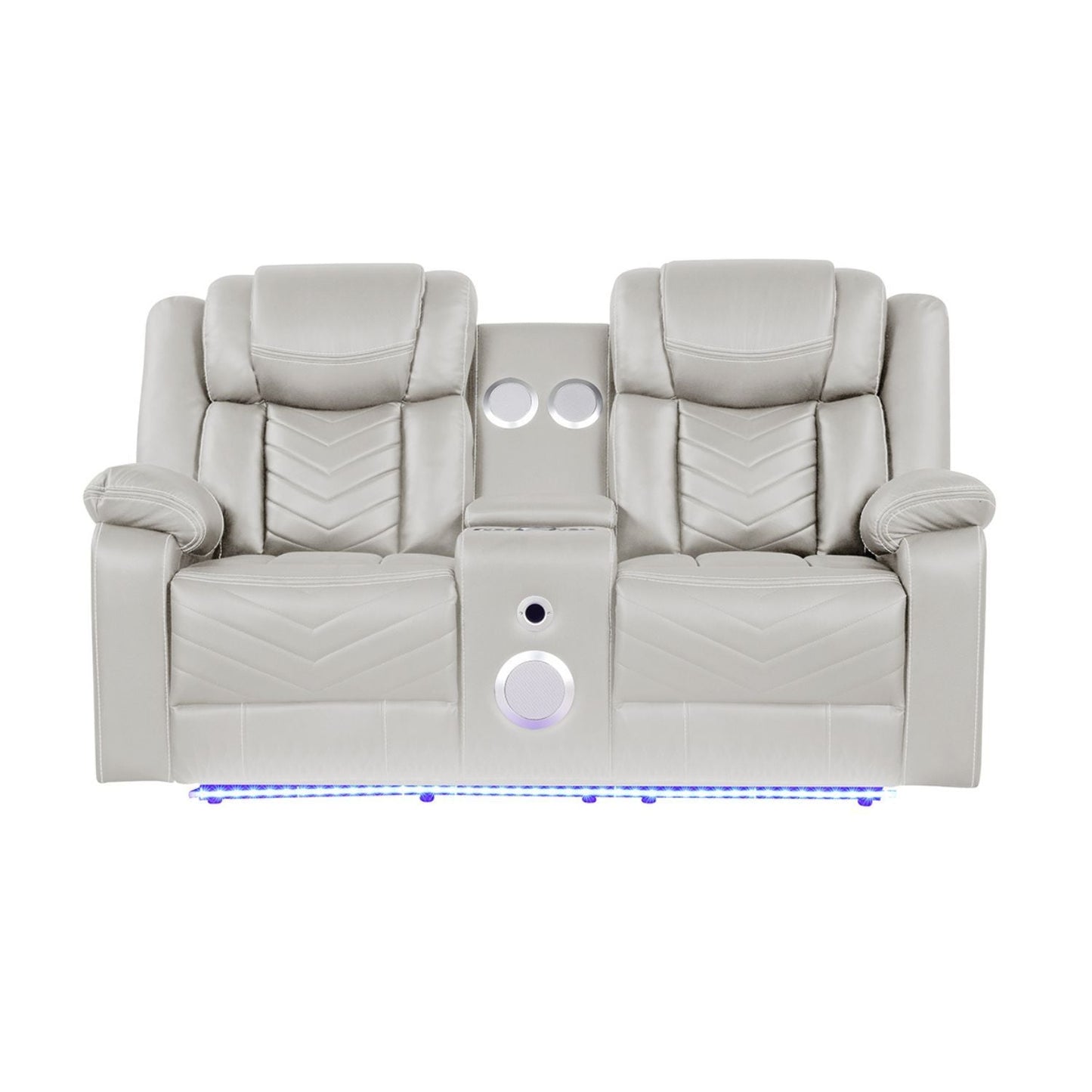 Challenger - LED Power Recliner Loveseat