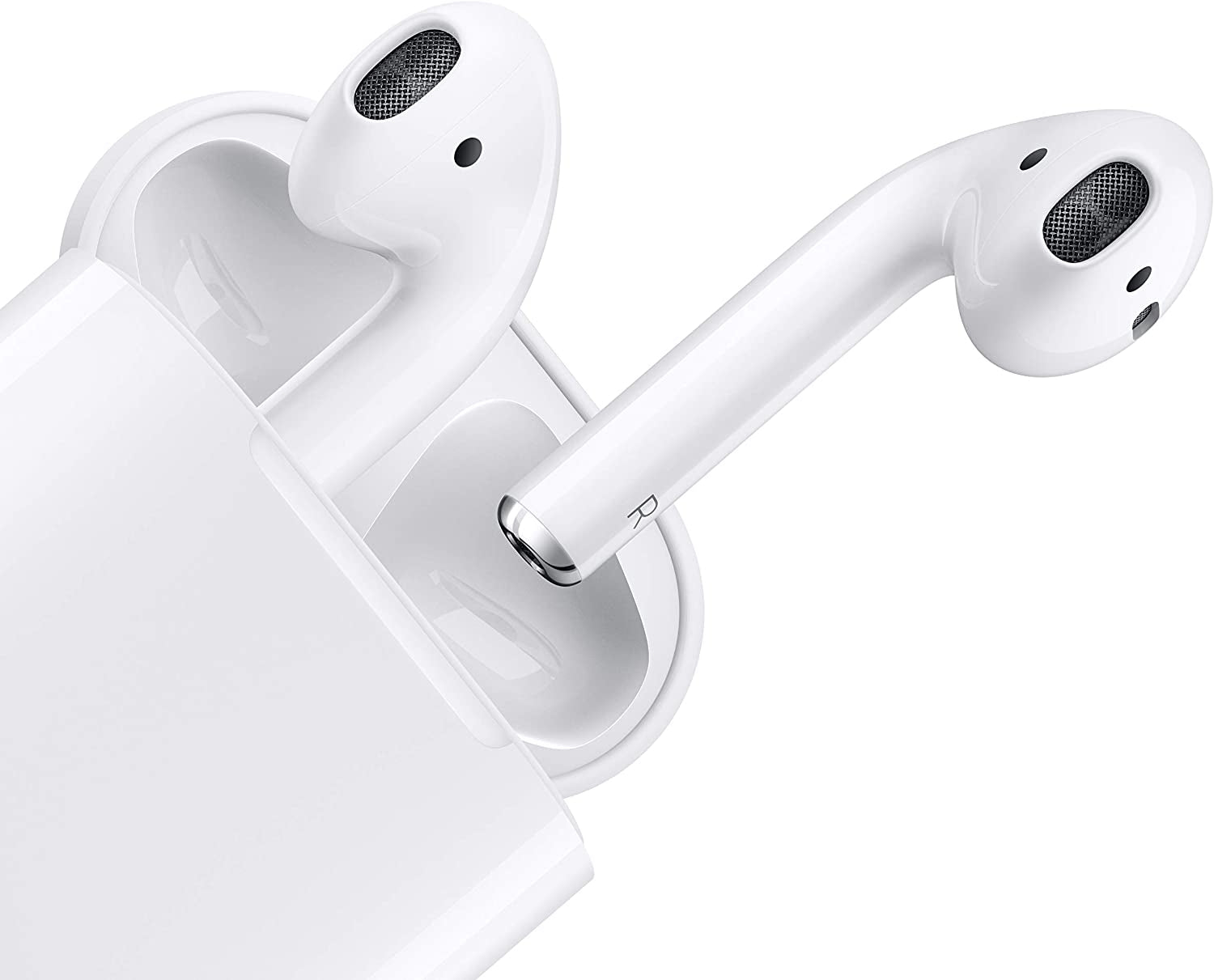 Airpods (2Nd Generation) Wireless Ear Buds, Bluetooth Headphones with Lightning Charging Case Included, over 24 Hours of Battery Life, Effortless Setup for Iphone
