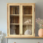 Turned Wood Frame Wall Cabinet