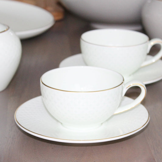 Art Deco Inspired Tea & Coffee Set for Four
