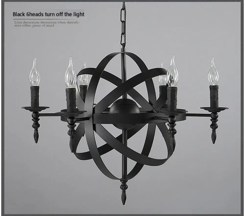 Camille Vintage Retro Candle Pendant Lights