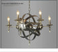 Camille Vintage Retro Candle Pendant Lights