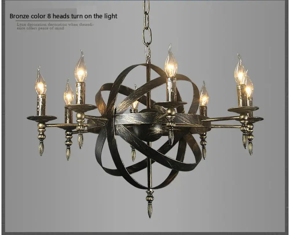 Camille Vintage Retro Candle Pendant Lights