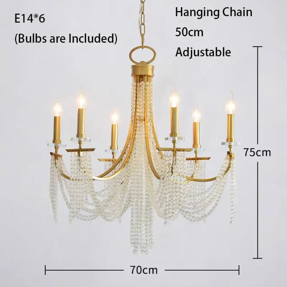 Candle Ceiling Chandeliers - LED Lustres for Classical Home Decoration Pendant Lighting in Living and Dining Rooms