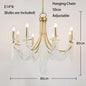 Candle Ceiling Chandeliers - LED Lustres for Classical Home Decoration Pendant Lighting in Living and Dining Rooms