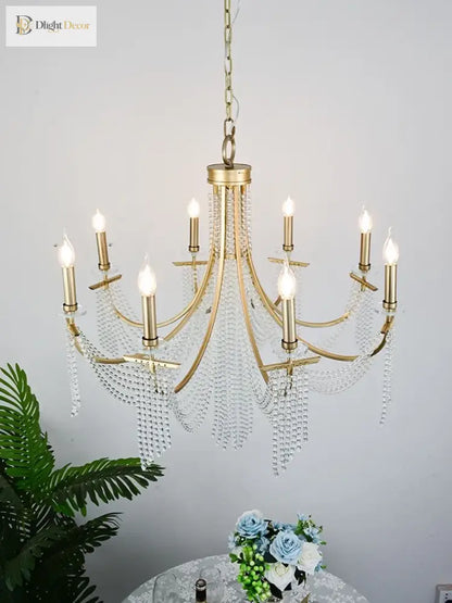 Candle LED Chandelier | Modern Dining Room Lighting