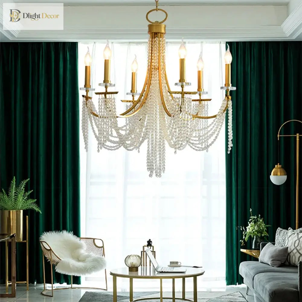 Candle LED Chandelier | Modern Dining Room Lighting