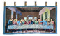 Tache The Last Supper Tapestry Depiction Religious Easter Woven Wall Hanging Art 55 x 27 (9148)