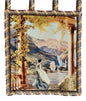 Tache Tapestry Faraway Longing Coastal Mountain Range Wall Hanging Artwork 28 x 31 (13606)